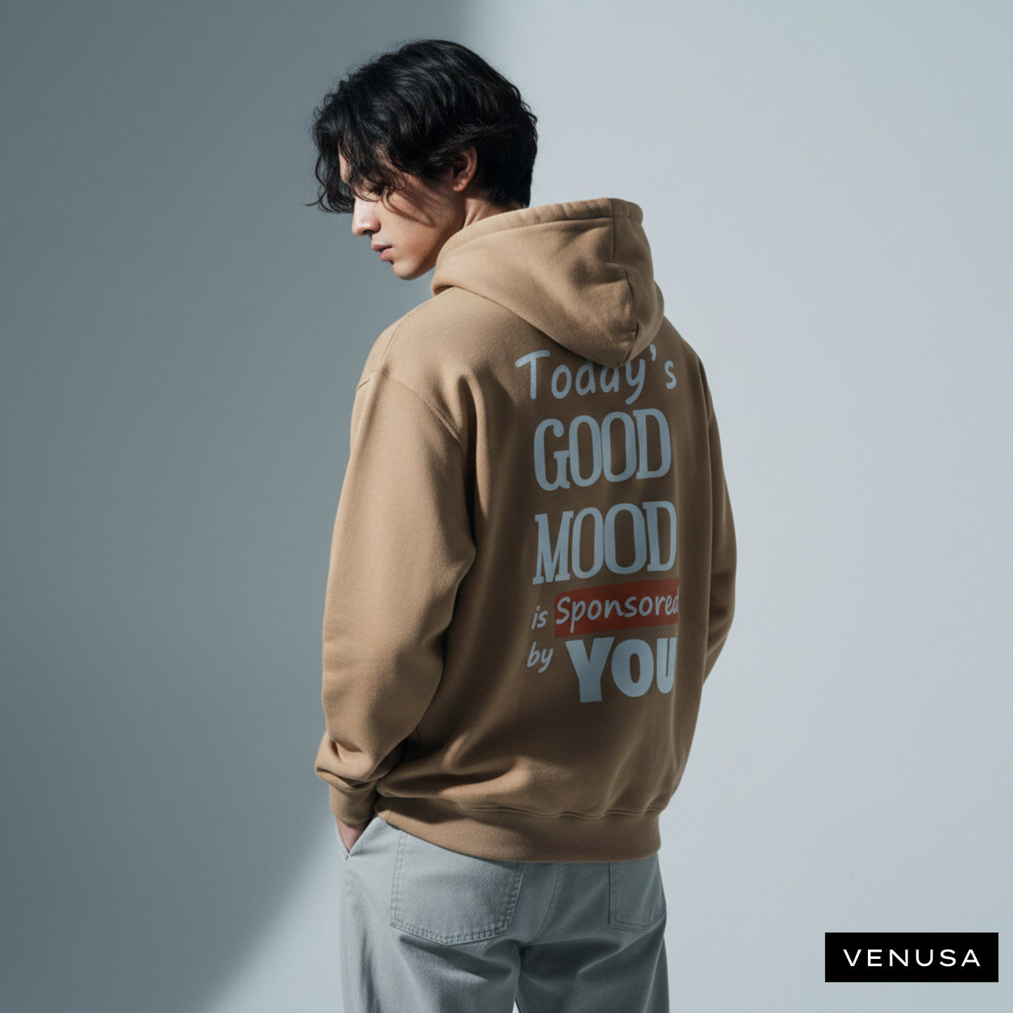 Good Mood | Venusa Hoodie | Beige