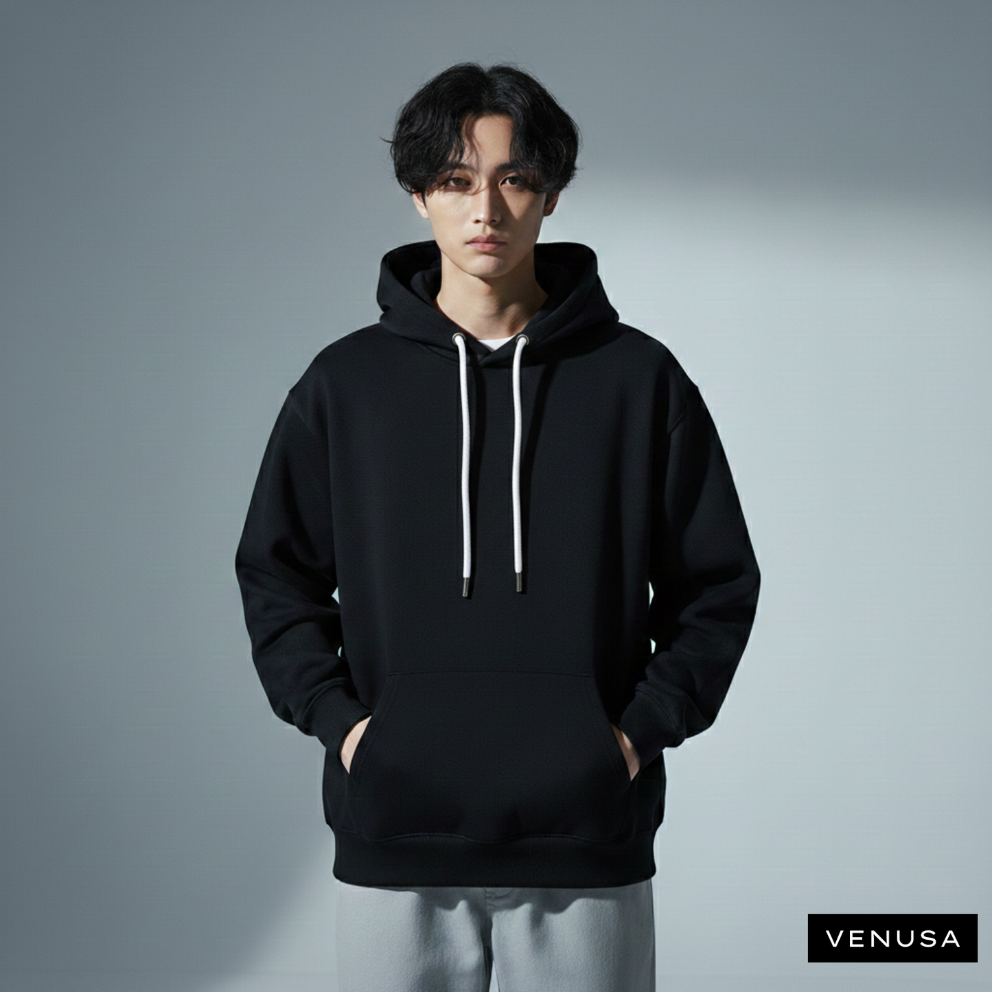 Good Mood | Venusa Hoodie | Black