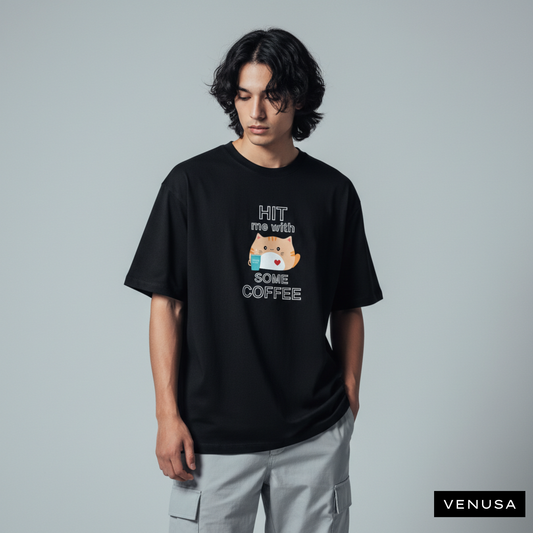 Kitties - Oversized Cotton Tee (180 GSM)