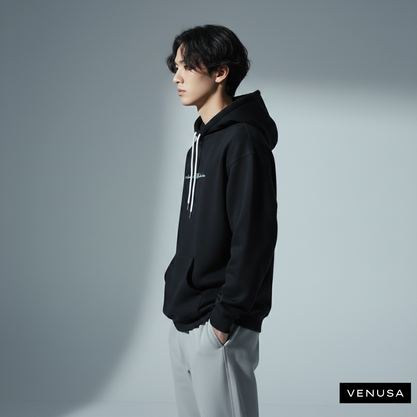 Medusa Art Venusa Hoodie | Black