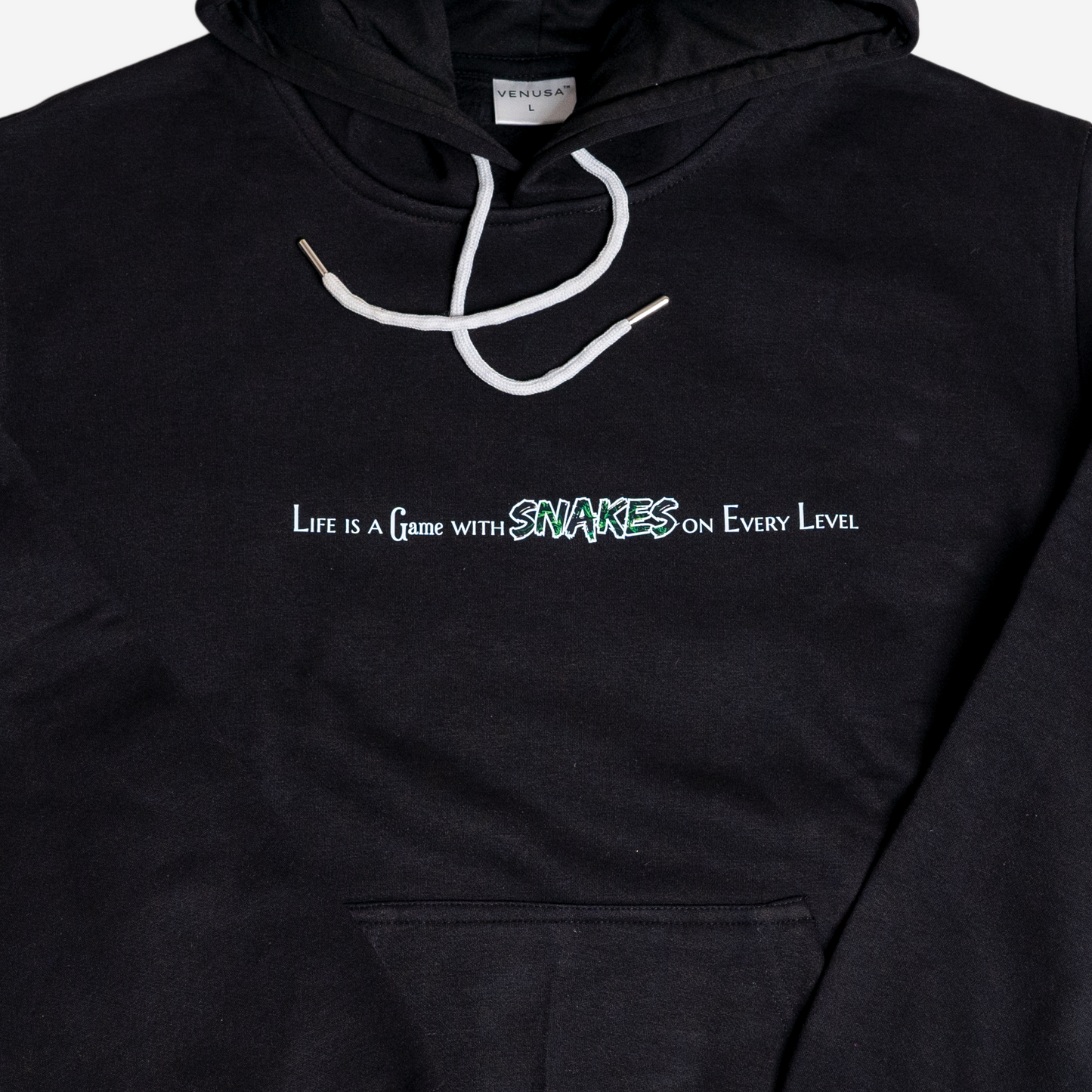 Medusa Art Venusa Hoodie | Black