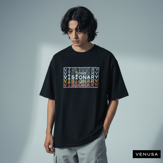 Visionary - Oversized Cotton Tee (220 GSM)