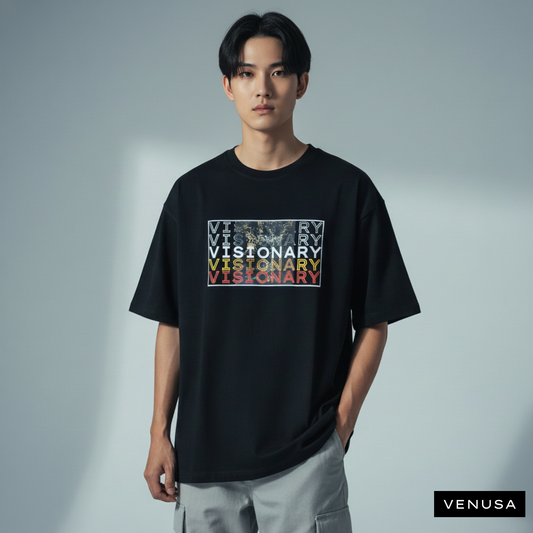 Visionary - Oversized Cotton Tee (220 GSM)